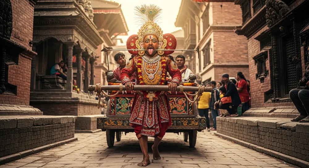 In Nepal, a 10-Inch Needle Through the Tongue Is How You Ring In the New Year