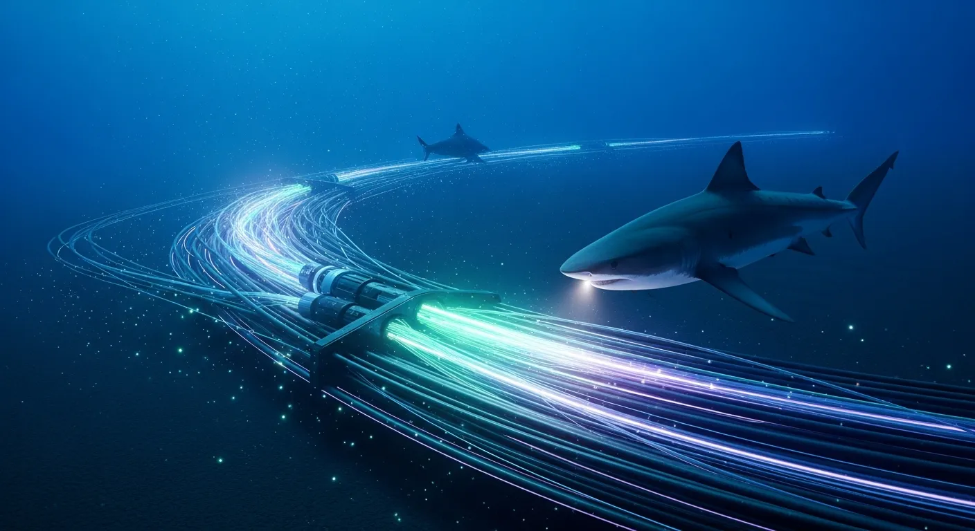 99% of the Internet Runs Through Cables on the Ocean Floor. Sharks Keep Biting Them.