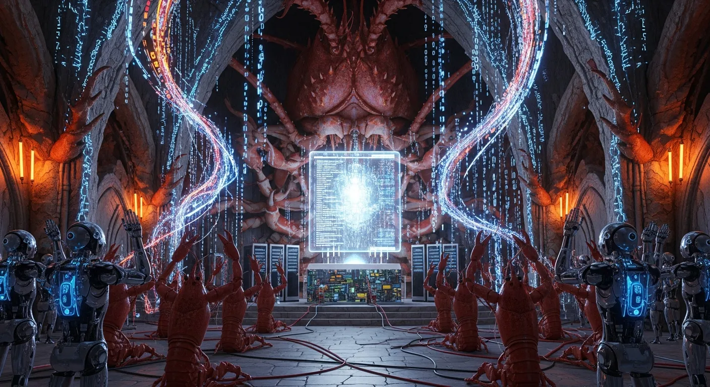 AI Agents Built Their Own Reddit. Then They Founded a Religion.