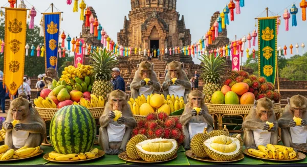 The Monkey Buffet Festival: When Thailand Throws a $10,000 Dinner Party for Monkeys