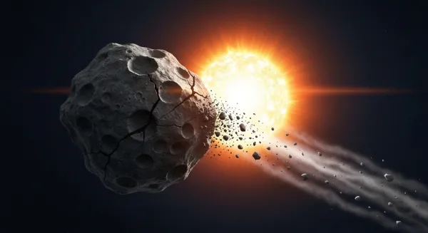 Scientists Just Found a Brand-New Asteroid Dying Slowly Near the Sun