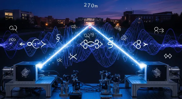 Scientists Just Teleported a Photon 270 Meters Through Open Air. The Quantum Internet Is Coming.